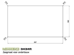 Lorreine LOR3434R Luksus rustfrit stål dobbelt vask 3434cm planmontering undermontering og overmontering 1150178232