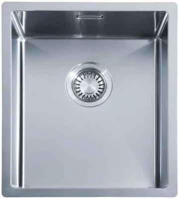 ABK Bingara rustfrit stål vask 34x40cm planlimning underlimning og overlimning 34FVI