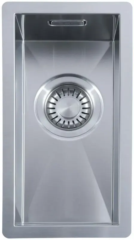 ABK Baronga lille rustfri stålvask 16x34 cm til planlimning, underlimning og nedfældning BAR16FVI