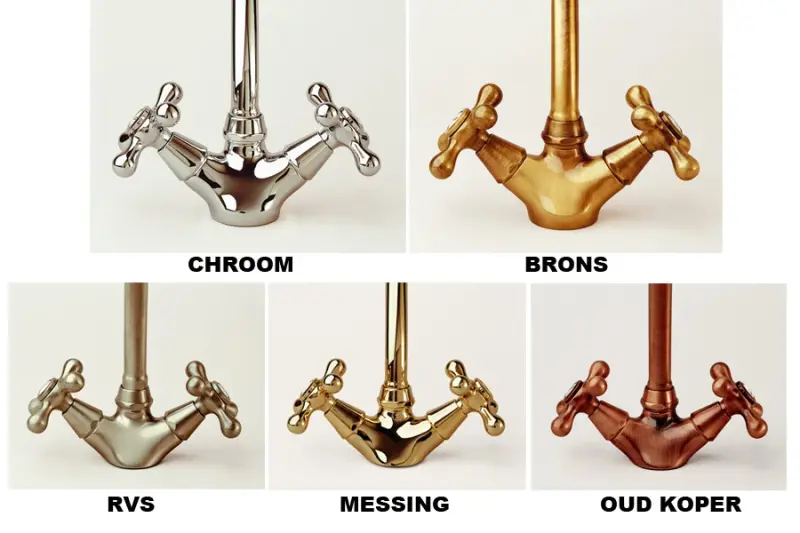 Nostalgisk køkkenhane Bronze V1979BRST