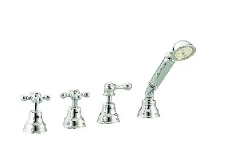 Cisal Arcana Keramisk 4-huls Badarmatur til badekarskant montering krom AC00029021