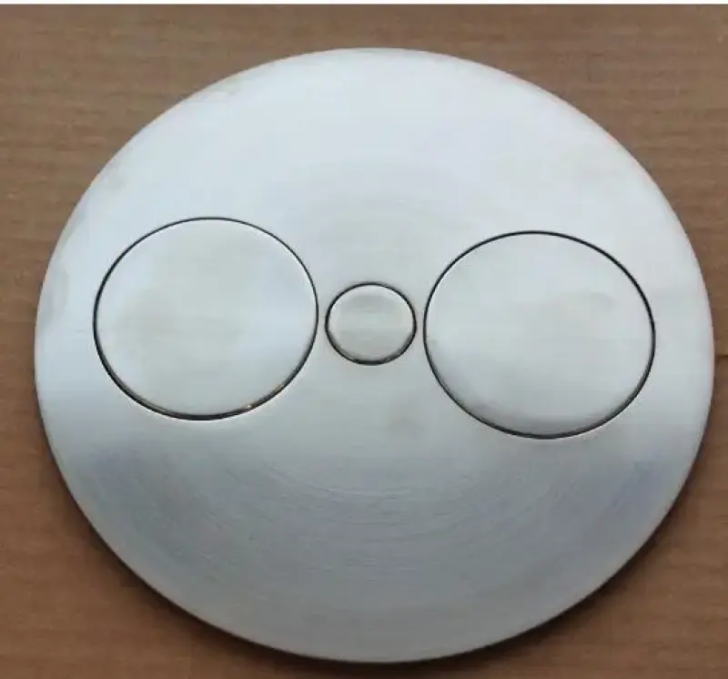 Bachmann Twist køkkenstikdåse i bordplade rustfrit stål 2-dobbelt 008749