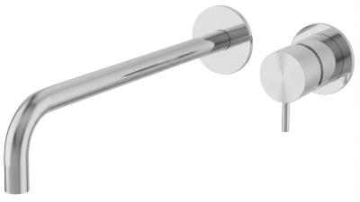 Waterevolution Flow indbygget håndvaskarmatur i krom med udløb 25 cm T116B01-25