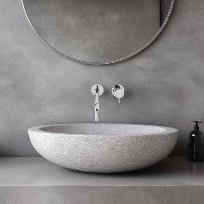 Waterevolution Flow indbygget håndvaskarmatur i krom med udløb 25 cm T116B01-25