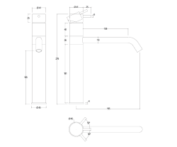 Waterevolution Flow køkkenarmatur mat hvid T150BR