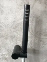 Waterevolution Flow badekran med håndbrusersæt mat sort T130PR