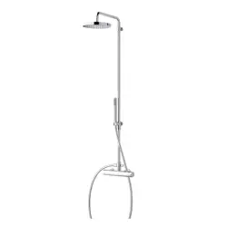 Waterevolution Flow brusekombination med termostat og regnbruser krom T141T01