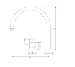 Waterevolution Flow 2-huls håndvaskarmatur krom T112U01