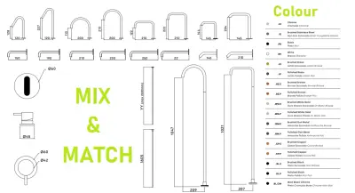 Waterevolution Flow 2-huls håndvaskarmatur mat hvid med lille V 120 mm udløb T1121VBR