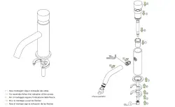 Waterrevolution Flow Selvlukkende Håndvaskarmatur Krom T110TP01