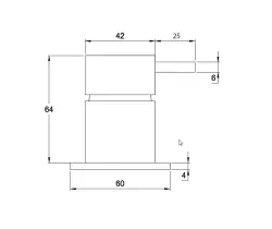 Waterevolution Flow indbygget blandingsbatteri krom 1208512402