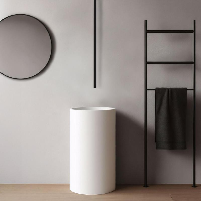 Waterevolution Flow loftvaskarmatur med tud mat sort T1678PR