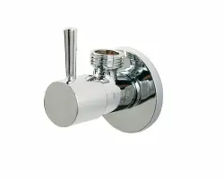 Clou InBe design hjørneventil type 1 rund krom