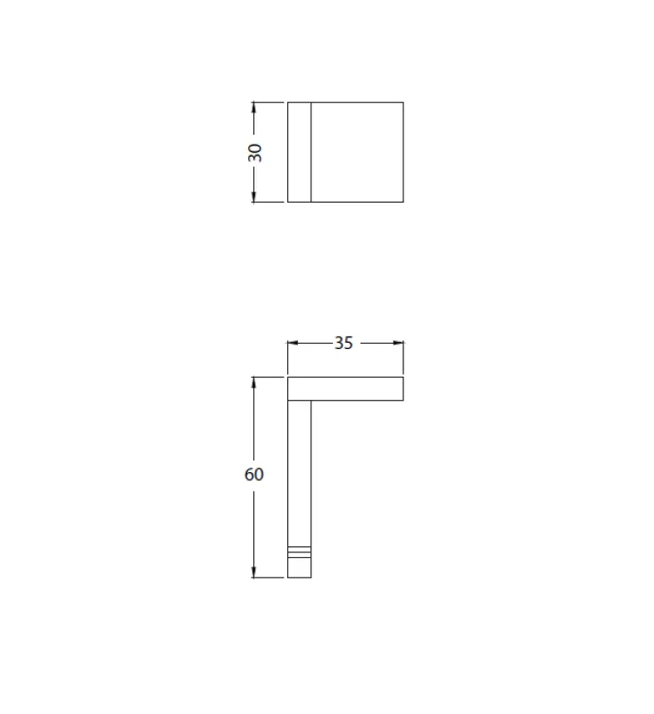 Waterevolution Deep håndklædekrog mat sort A250PR