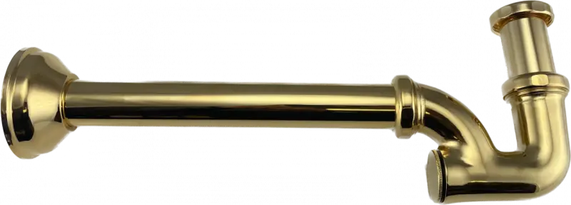 PB Unix klassisk håndvaskesifon metal guld 1208676942