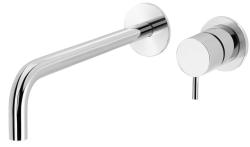 Waterevolution Flow indbygget håndvaskarmatur krom tud 21 cm T116B01-21