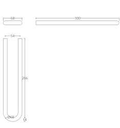 Waterevolution flow håndklædeholder krom A11501