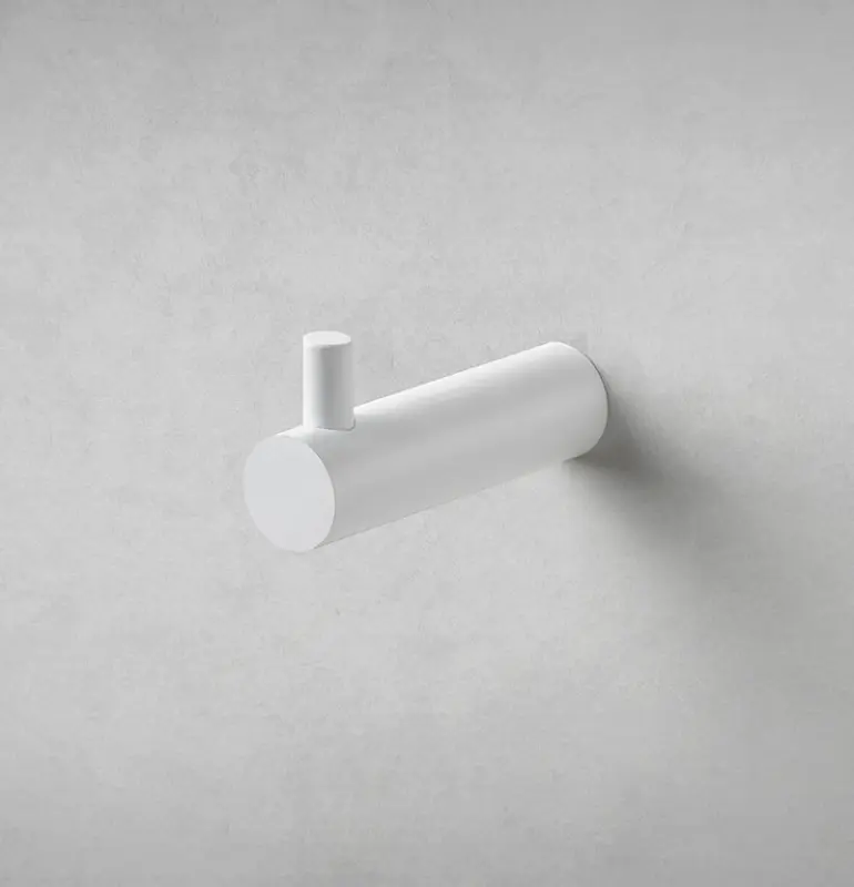 Waterevolution Flow håndklædekrog mat hvid A150BR