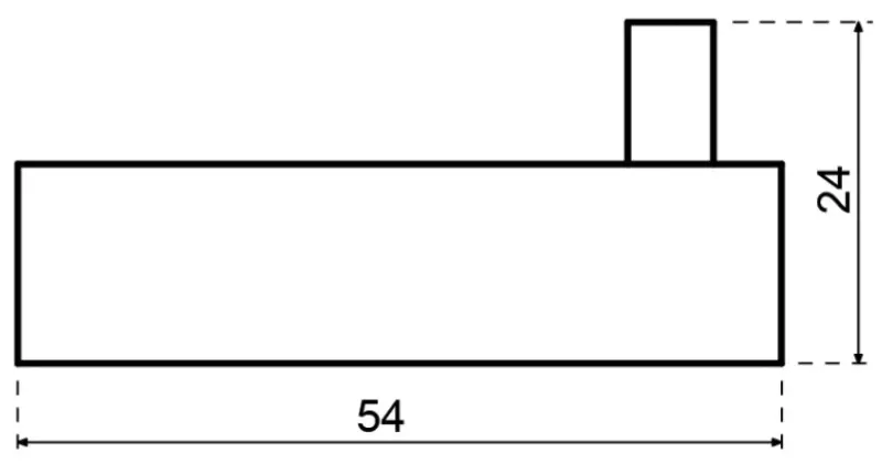 Waterevolution Flow håndklædekrog mat sort A150PR