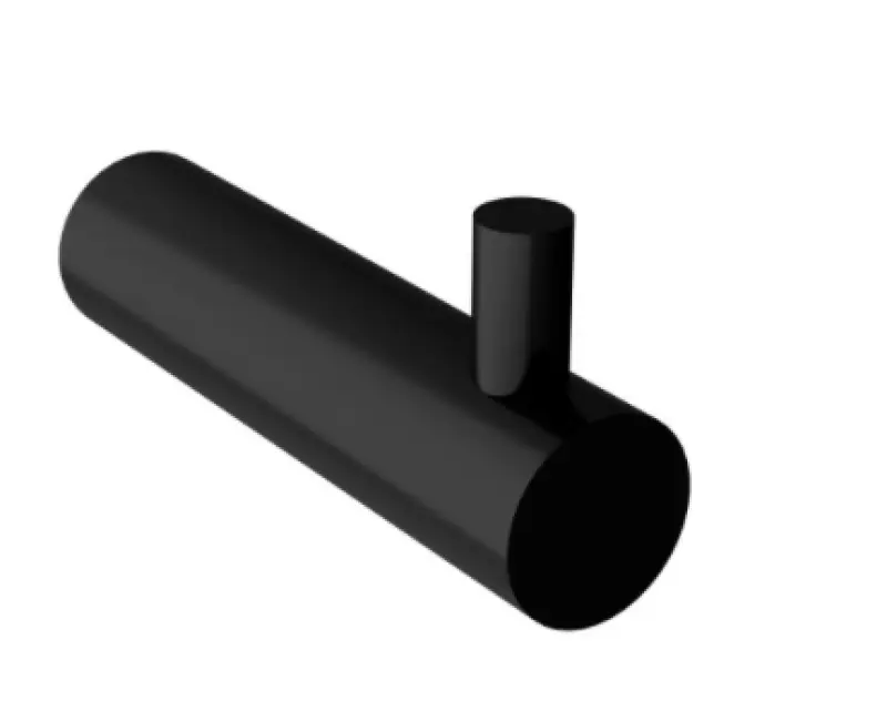 Waterevolution Flow håndklædekrog mat sort A150PR