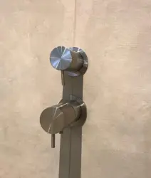 Waterevolution Flow indbygget brusetermostat med 2 udgange helt i rustfrit stål 1208852642