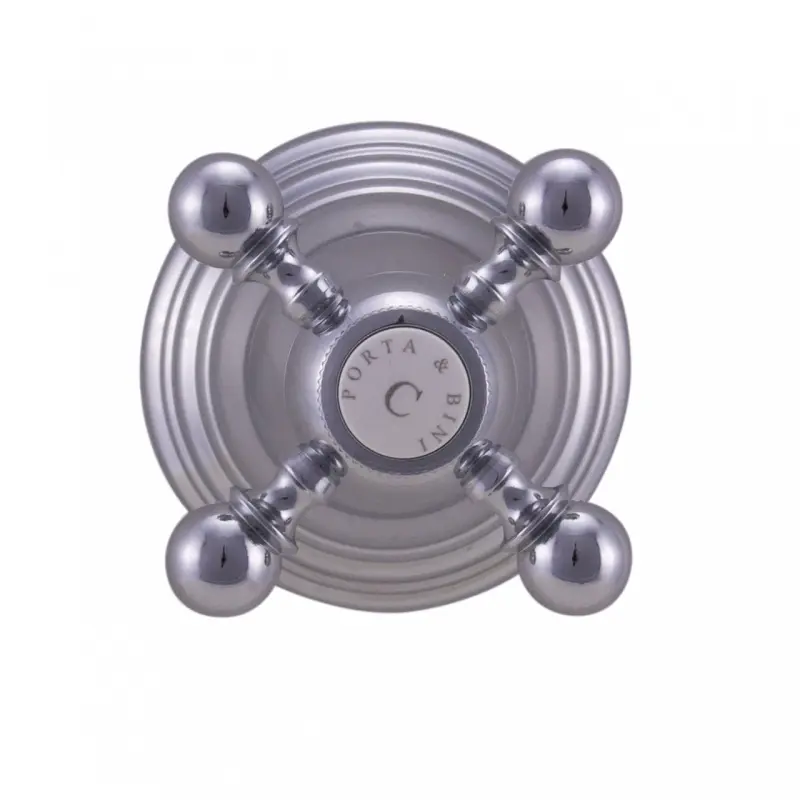 PB klassisk indbygningsventil med stjernehåndtag Krom 1208855562