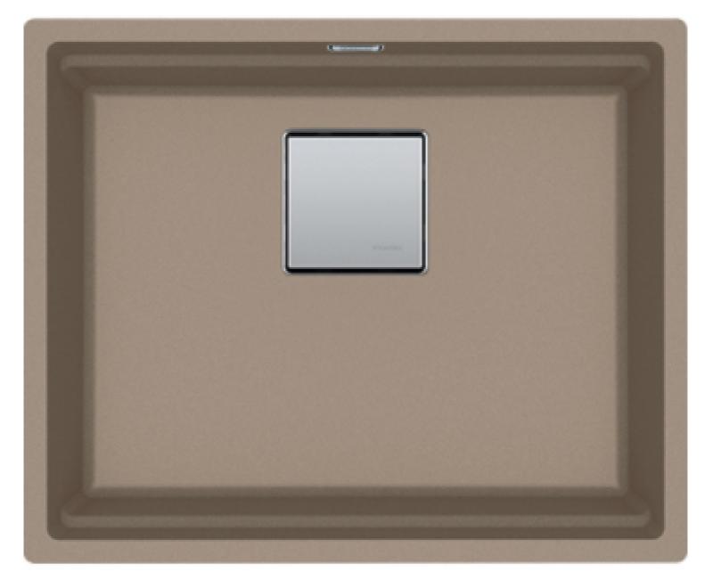 Franke Kubus KNG 110.52 vask 52x42 taupe granit undermontering 125.0512.505