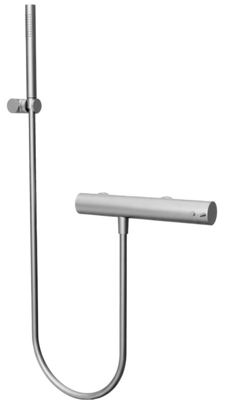 Waterevolution Flow brusertermostat med brusesæt i rustfrit stål T140TIE