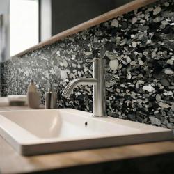 Waterevolution Flow håndvaskarmatur rustfrit stål T1101AIE