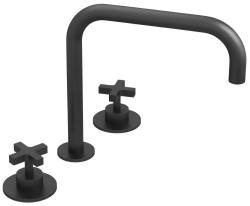 Waterevolution Cruz 3-huls håndvaskarmatur mat sort 1208916602