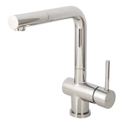 CARESSI Chrome enkeltgrebs køkkenblander med udtrækkelig taphane krom CA108CH U ECO 1208920642
