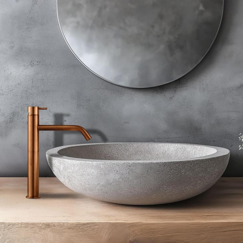 Waterevolution Flow håndvaskarmatur til håndvaske PVD børstet kobber T115CPE