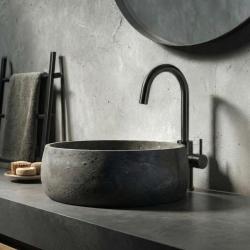 Waterevolution Flow basin tap high model PVD gun metal T1121FGME