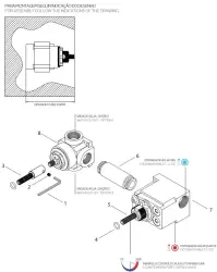Waterevolution Flow indbygget brusertermostat med 1 stophane krom 1208920980