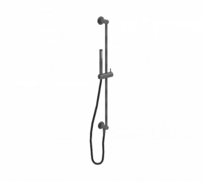 Waterevolution Flow glidestangssæt med håndbruser 800 mm Gun Metal T1661GME