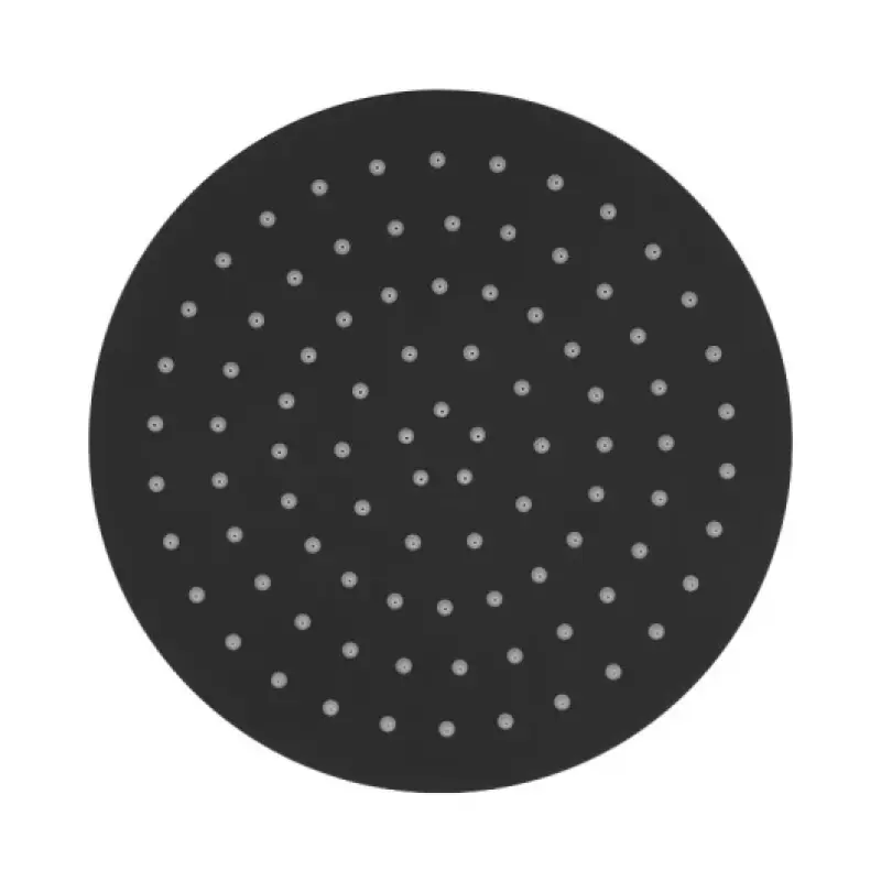 SB Rubinetterie Regnbruser Eco Air vandbesparende hovedbruser 25 cm metal mat sort 1208946742