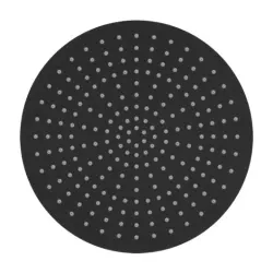 SB Rubinetterie Regnbruser Eco Air vandbesparende hovedbruser 30 cm metal mat sort 1208946745