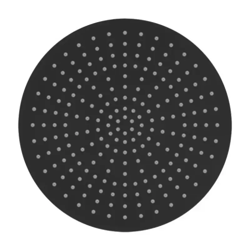 SB Rubinetterie Regnbruser Eco Air vandbesparende hovedbruser 30 cm metal mat sort 1208946745