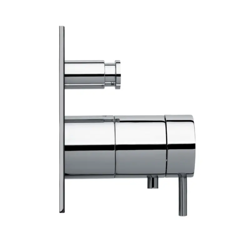 Waterevolution Flow indbygget brusetermostat med 2 udgange mat hvid T132TBBBR med TEC boks