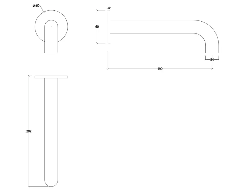 Waterevolution Flow badetud mat hvid T167119BR længde tud 19 cm