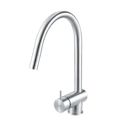 Waterevolution Flow køkkenarmatur massivt rustfrit stål med udtrækkelig tud T155IE