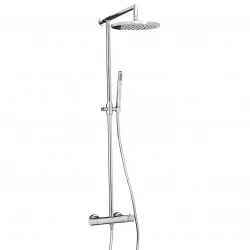 DEMM Shower brusekombination termostat med regnbruser krom 1208946967