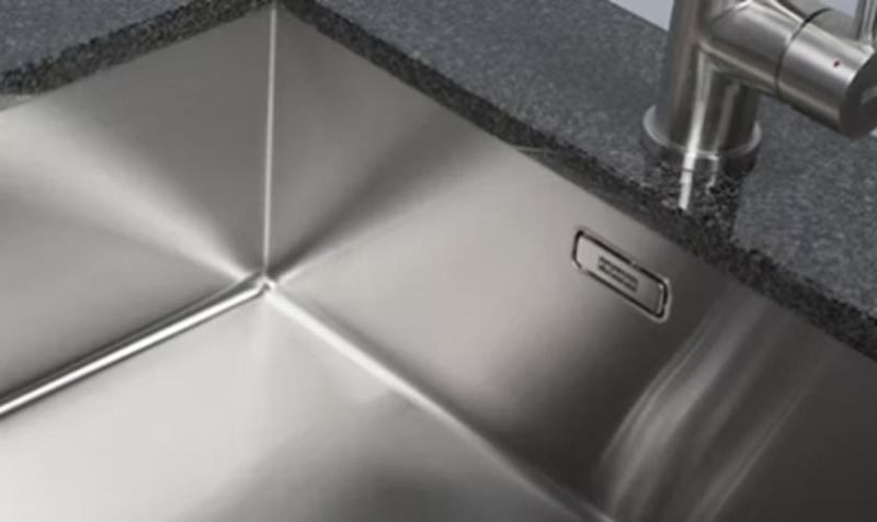 Franke Maris MRX 210.19 lille rustfri stål vask planmontering 127.0568.037