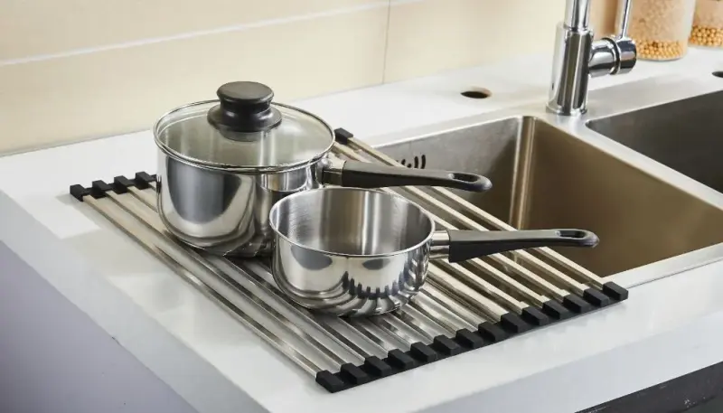 Magisso Aluminiums rulleunderlag over vask 46 x 32 cm 30104000