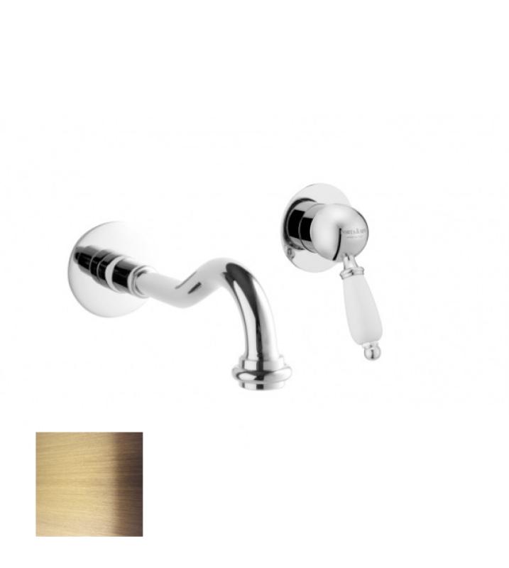 PB nostalgisk indbygget håndvaskarmatur Vintage tud 21 cm Bronze