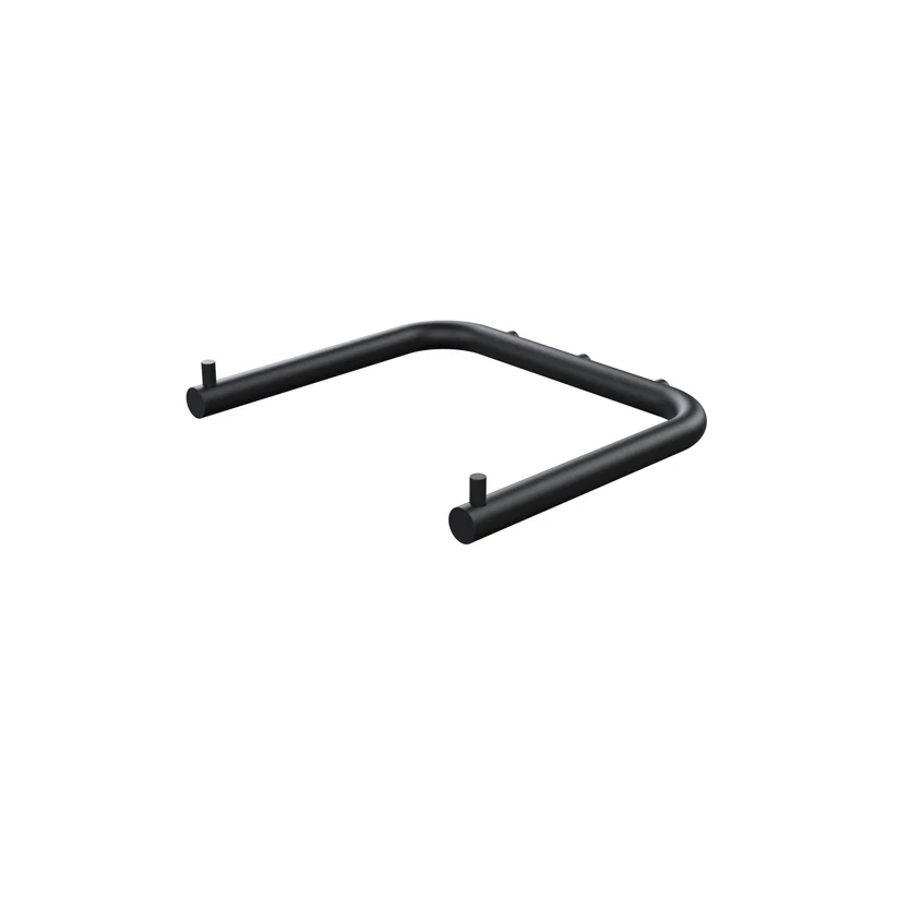 Waterevolution Flow Dobbelte toiletpapirholder mat sort A131PRV2