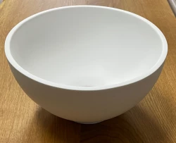 Solid S lille håndvask i Solid Surface, rund, 20 x 20 x 11 cm, mat hvid, 1208953267