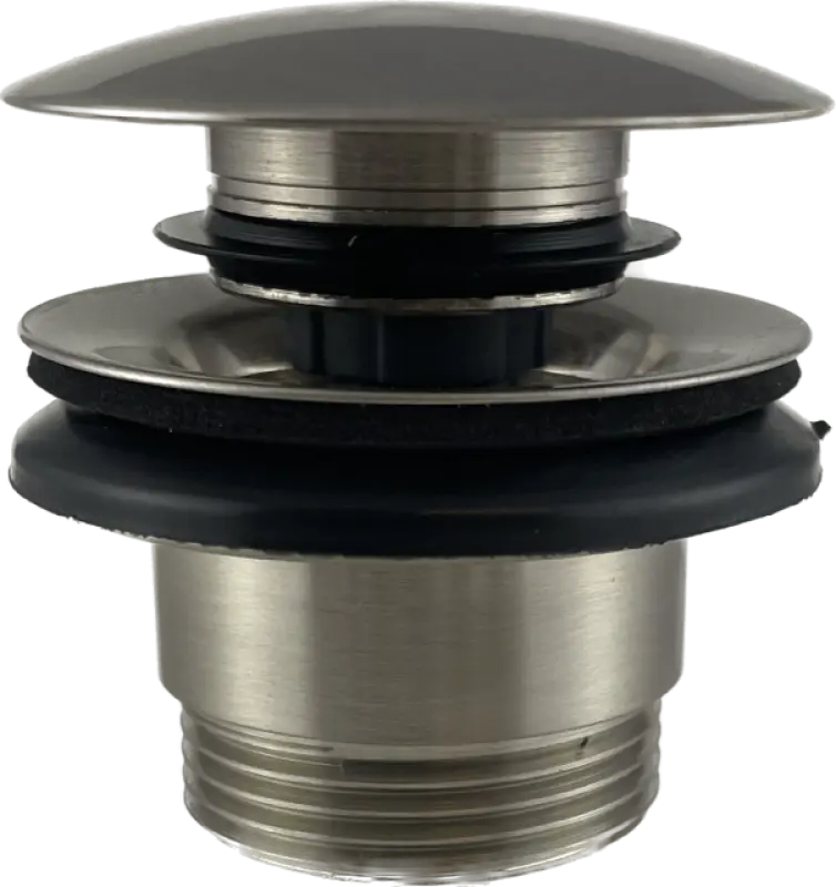 PB Unix håndvaskprop 1 1/4 låsbar push up click clack rustfrit stål 1208953285