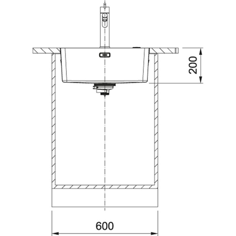 Franke Mythos MYX 210.50 rvs sink 50x40cm flush-mount 127.0638.276