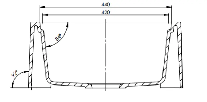 GraniteMy Tradition landlig dobbeltvask 2-sidet granitvask 80x50cm sort påbygning undermontering og planmontering 1208953697